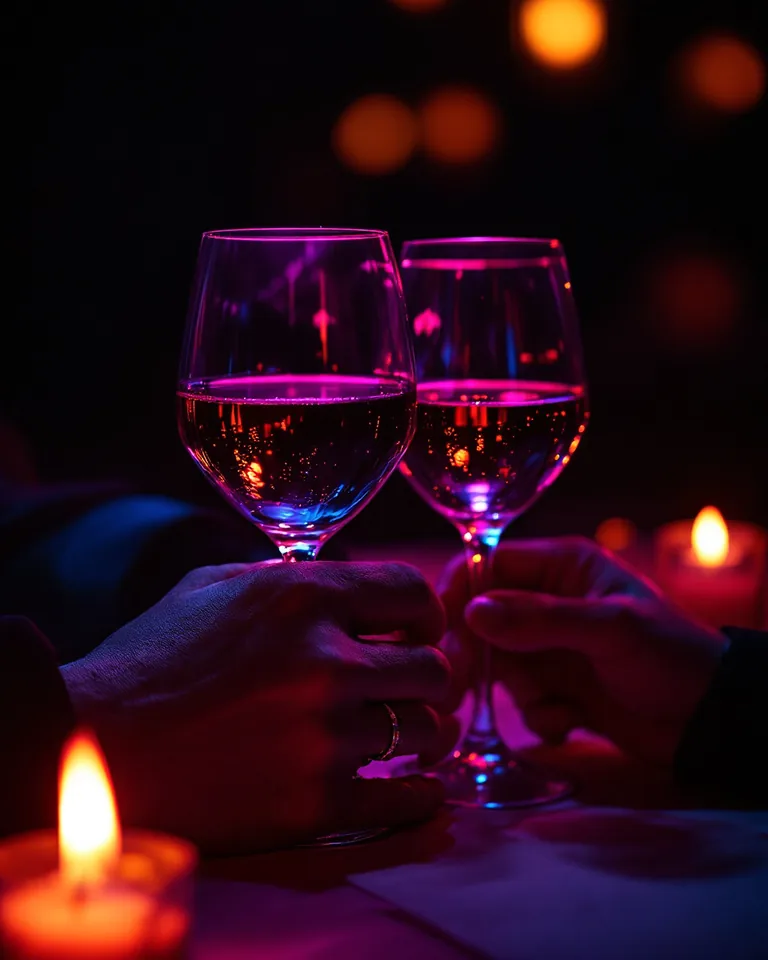 A CANDLELIT dinner