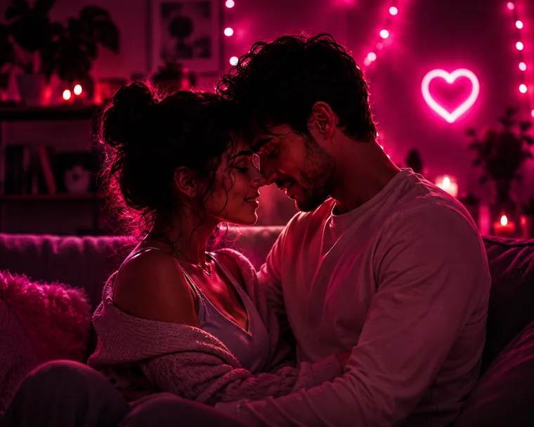 Nivel Picante: pareja coqueteando